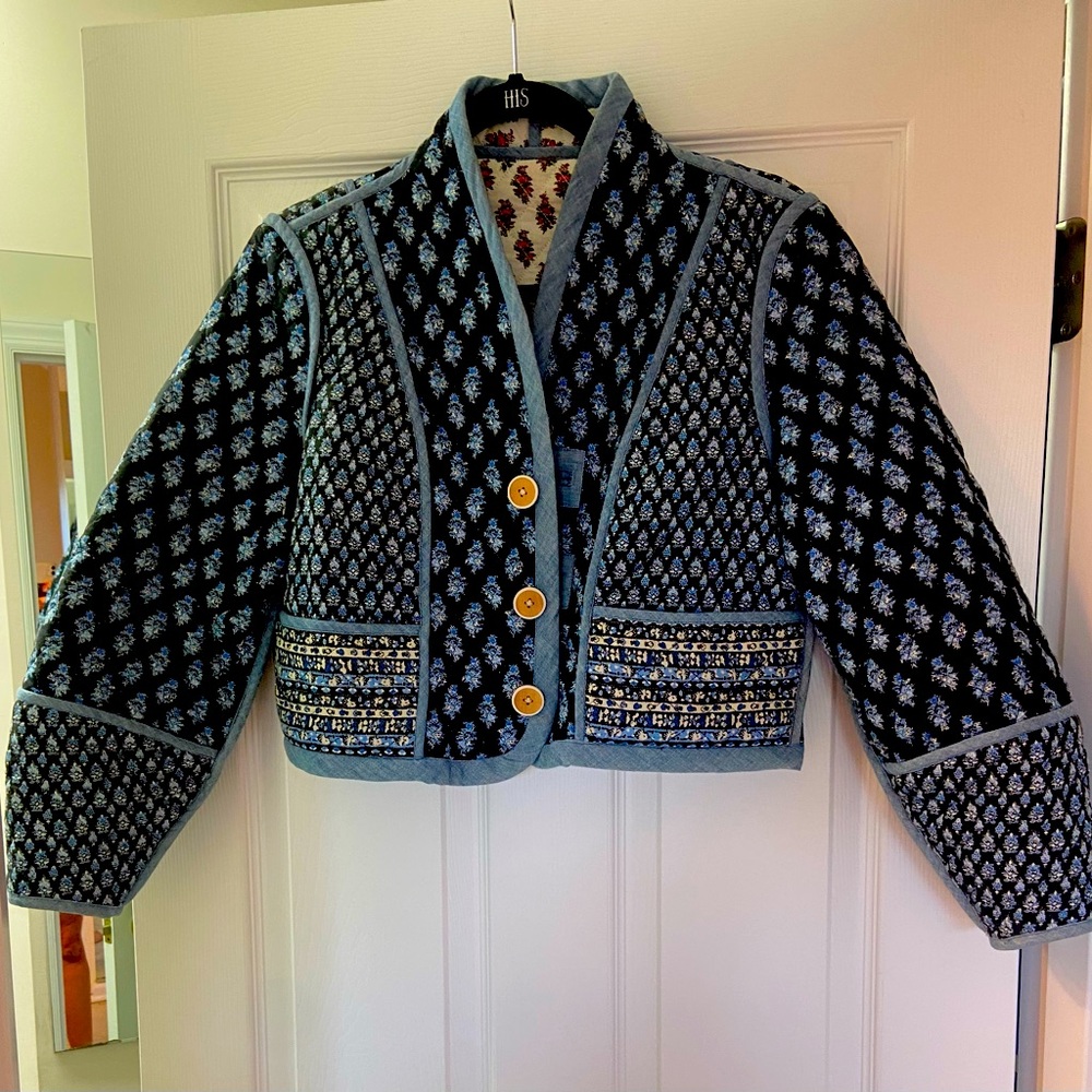 Reversible quilted Veronica Beard jacket. Size 6. Originally $495